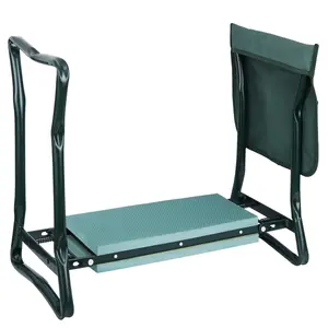 Segawe Heavy Duty Foam Garden Kneeler and Seat - Folding Multi-Size Unit with 6in/8in Width, Steel Frame, Storage Pouch, Knee Relief, Accessory Gift for Seniors