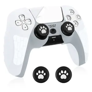 Black Myth: Wukong PS5 Silicone Case P5 Game Controller Protective Cover Anti-drop Anti-scratch with Joystick Caps Included