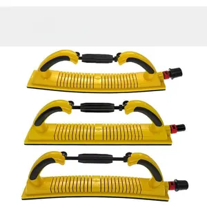 Flexible long board adjustable radius manual grinding block - Vehicle body manual grinding machine - Vacuum and non vacuum types