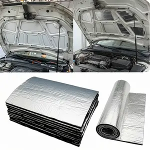 10-Pack Car Soundproofing Mats for Engine Hood - Waterproof, Oil-Resistant Foam Noise Reduction Accessories
