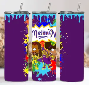 Melanin rugrats Tumbler 20oz