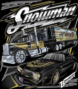 Smokey and the Bandit Men's Snowman Hoodie - Long Sleeve Cotton Pullover, Screen Printed in Vibrant Colors, Sizes S-3XL Available - Shirts, Classic