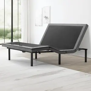 Ergonomic Electric Adjustable Bed Frame with Wireless Remote, Zero Gravity Mode, Anti-Snore Design, Head & Foot Incline Support, Easy Assembly for Home Bedroom