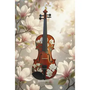 Magnolia Heaven Violin Natural Outfit | Pearl Fine Tuners & Brazilwood Bow