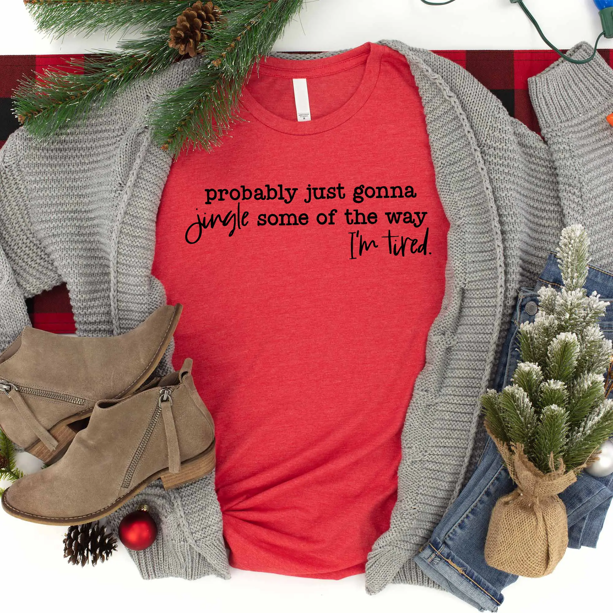 Love in Faith Women's Vintage Unisex Casual Cotton Fit Christmas T-shirts