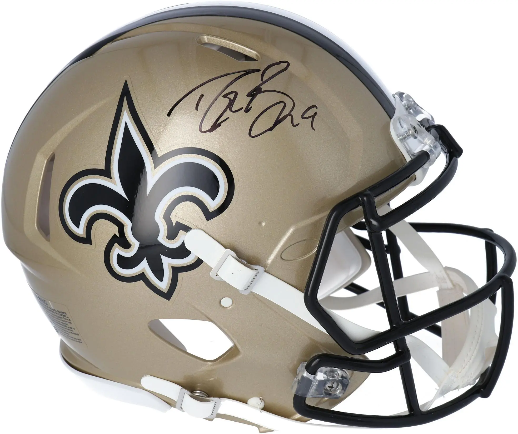 Drew Brees New Orleans Saints Autographed Riddell Speed Authentic Helmet - Fanatics Authentic Certified