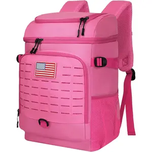 Cooler Backpack, 30 Can Backpack Cooler 4-Sided Cold Retention Technology, Lightweight & Hands-Free for Beach, Camping