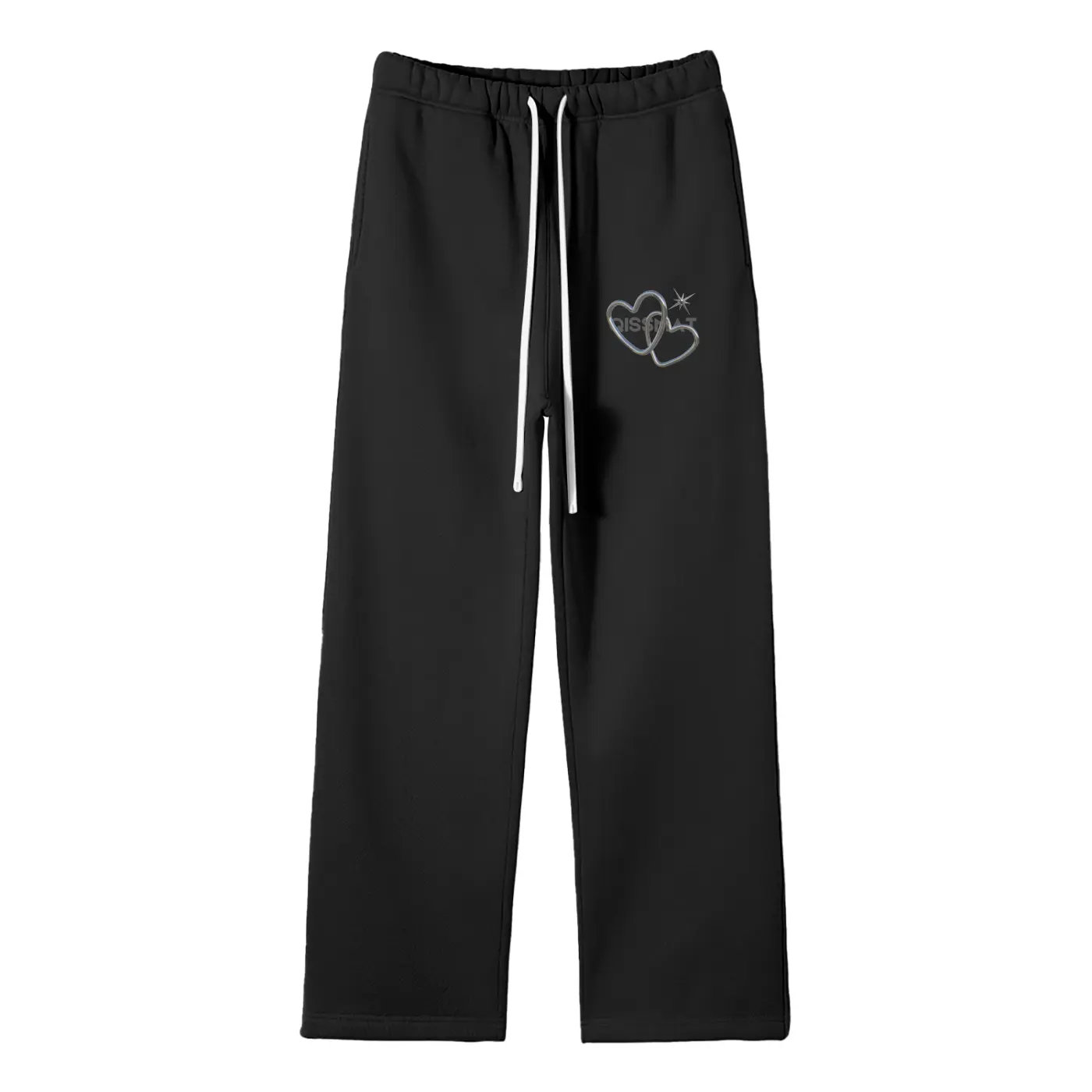 Qissmat "Chrome Eyes" Collection Flared Sweatpants