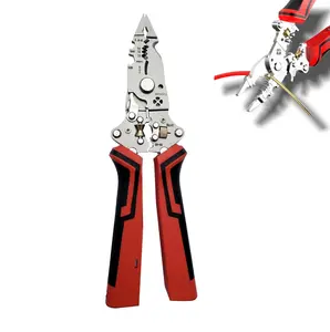 16-in-1 Wire Stripping Pliers, 2026 New Rechargeable Wire Strippers Tool with Voltage Tester&Alarms, Detectable 12-250V, Heavy-Duty Electrical Pliers&Wire Cutters–for Professional and Home Use-MM1