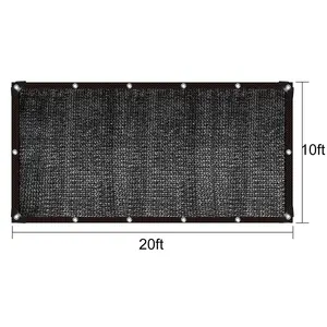 40% Sunblock Shade Cloth 10ft X 20ft Black Mesh Tarp - Ideal for Plant Cover, Greenhouse, Chicken Coop, Outdoor Shade, and Pet ProtectionOutdoorfunValentine's Day, gift