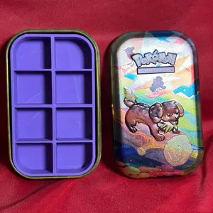 Pokemon Mini Tin Insert Style C.. Many colors! 3D Printed!