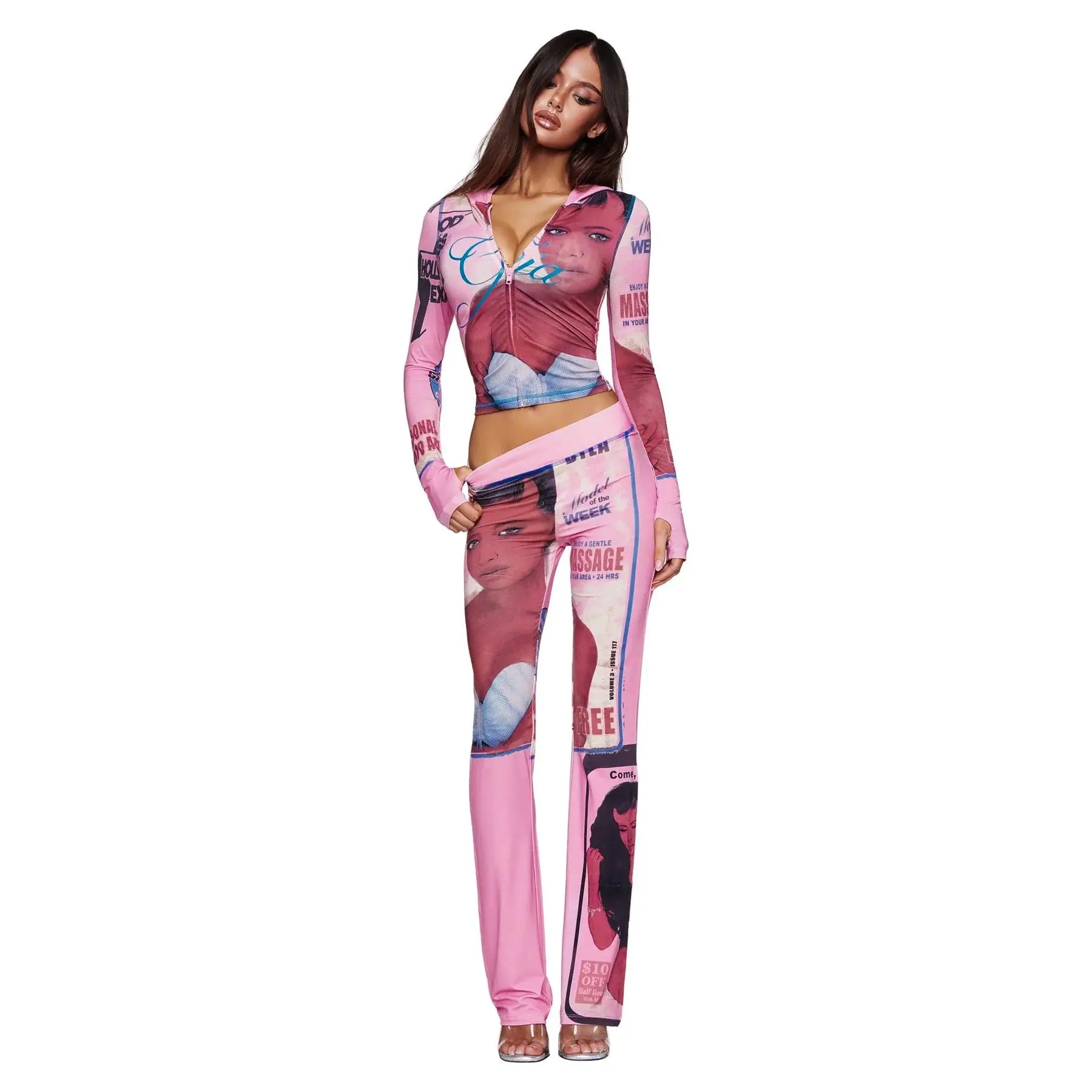 T-REX BLARE HOODIE - PINK T-REX BLARE HOODIE - PINK