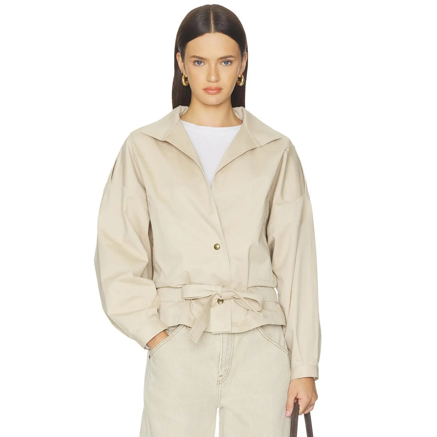 RE/DONE Debbie Jacket in Khaki