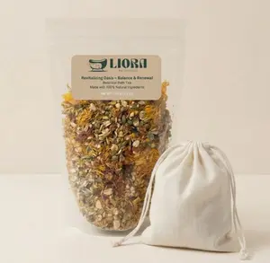 LIORA Botanical Bath Tea for Sensitive Skin | Natural Bath Soak with Oatmeal & Epsom Salt | Relaxing Self Care