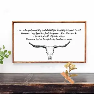 Fear and Fridays Poster No , Country Music Lyrics, Fear And Friday’s (poem), Western Decor - Decor Home Decoration,Paintings Ornaments Artistic Cotton Print Box Lightweight