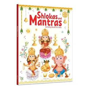 Shlokas and Mantras - Activity Book For Kids: Illustrated Book With Engaging Activities and Sticker Sheets Hardcover – Sticker Book, August 31, 2022