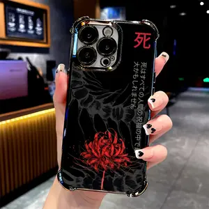 Hot Selling Tokyo Anime Ghoul Phone Case for iPhone 16, 15, 14, 13, 12, 11 Pro Max, X, XR, XS Max, 8, 7 Plus - Shockproof Transparent Soft Back Cover