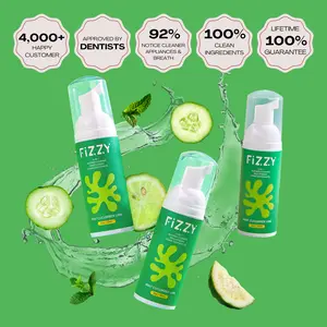 Fizzy Oral Care 3-in-1 Retainer Cleaner Foam - 3 Pack