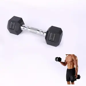 2.5/5/7kg hexagonal cast iron dumbbells, fixed weight, weightlifting, fitness solid dumbbells, rubber-coated dumbbells, arm strength training, muscle training, strength training, home gym fitness equipment for both men and women