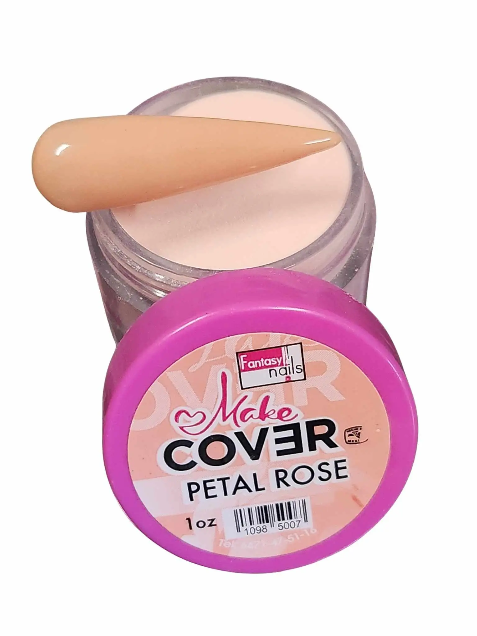 Fantasy Nails Petal Rose Acrylic Cover Powder, 1 oz - Versatile Nail Art Products for Elegant Manicure Art Designs, Nail Art Supplies, Diy Nails At Home