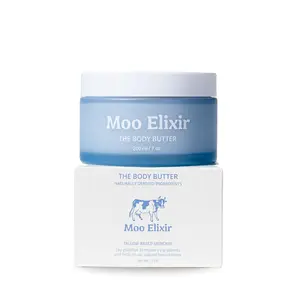 Moo Elixir - The Body Butter | Hydrating Tallow & Plant-Based Nourishment | Smooth, Non-Greasy Formula | 7oz of Buttery Goodness for Soft, Supple Skin