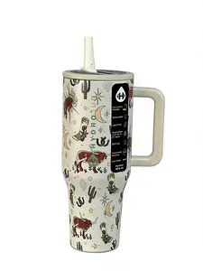 HydroJug 40oz Jumbo Insulated Tumbler with Straw, Vacuum Insulated Water Bottle for Hot & Cold Drinks, Stylish Large Capacity Travel Mug for Home & Outdoor, Perfect Birthday Gift for Men & Women coffee cup friend sport drinking