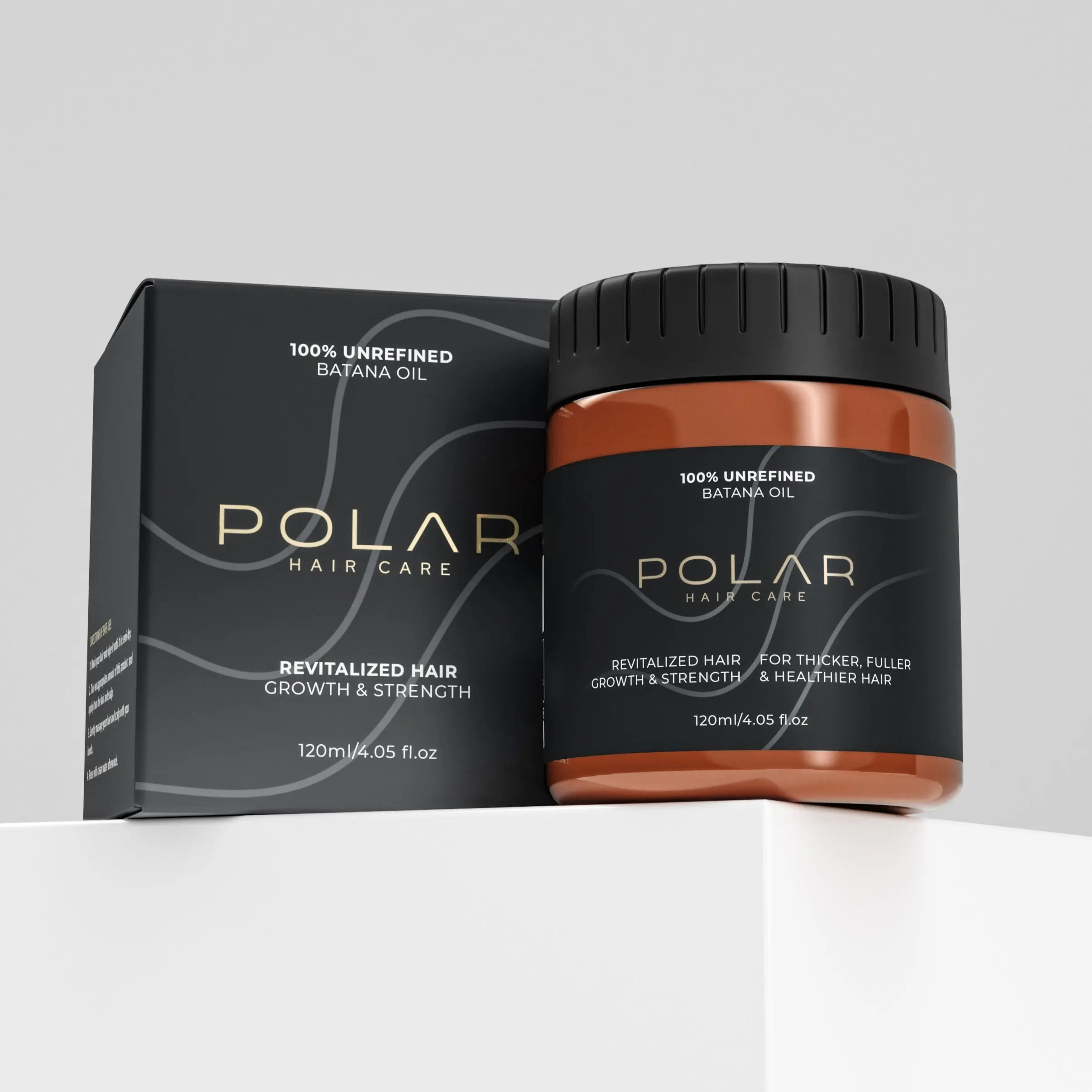 Polar Hair Care Official Batana Oil Hair Mask for Dry, Damaged & Color-Treated Hair - Deep Repair Treatment with 100% Unrefined Batana Oil from Honduras - Restores Moisture, Softness & Shine, All Hair Types