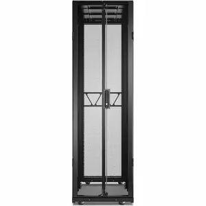 Schneider APC NetShelter SX Server Rack Gen 2, 42U, 1991H x 600W x 1200D mm, with Sides, Black [TAA]