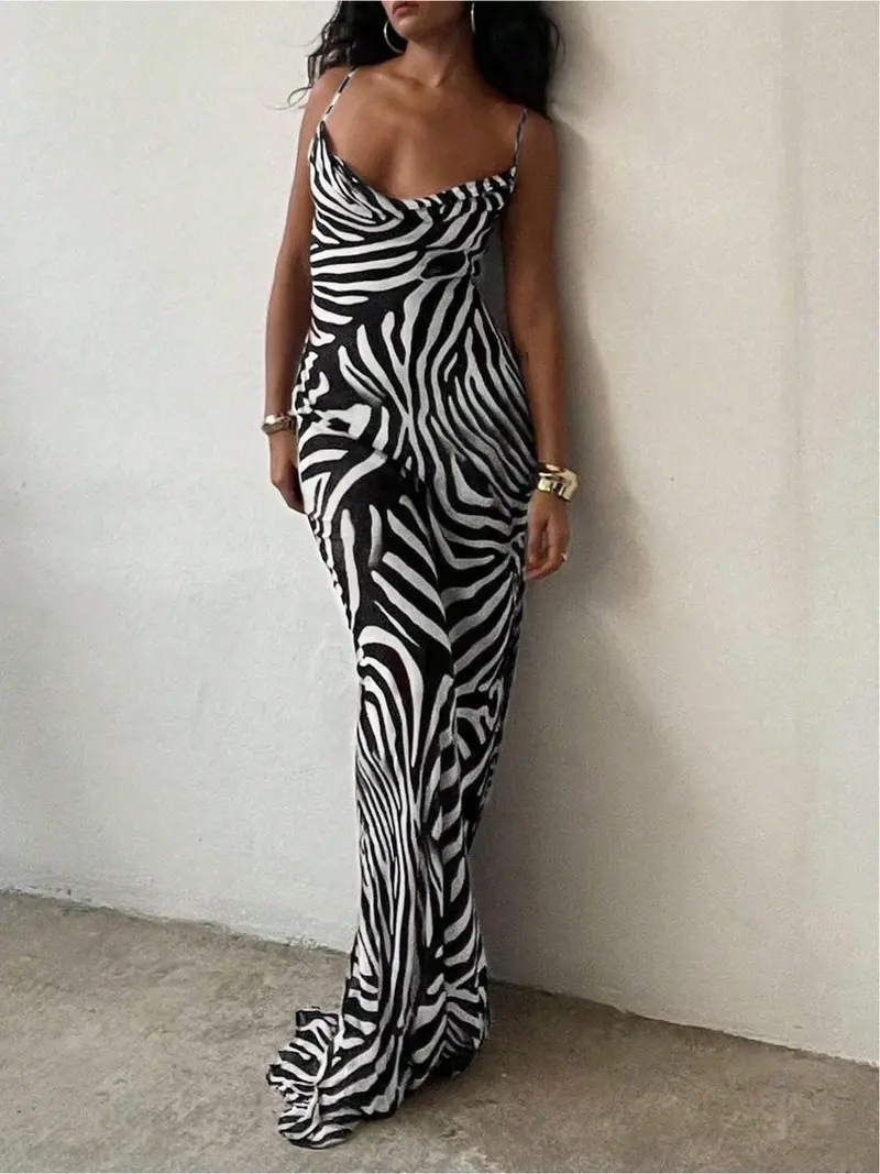 90s 2000s dress up You Can't Relate Mini Dress Zebra main image 1