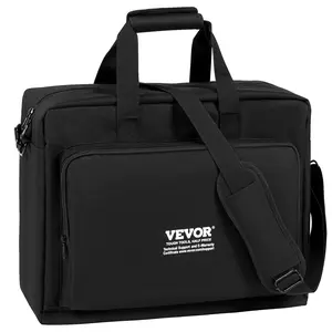 VEVOR Padded DJ Mixer Gig Bag, 1200D Oxford Fabric, DJ Gear Carry Bag with a Storage Pocket 4.92 ft Removable Shoulder Strap 0.39 in Padding, 19.29 x 8.66 x 15.34 in Storage Case for DJ Controller