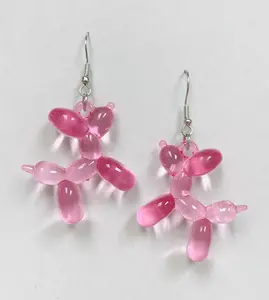 Pink | Yellow | Lavender Balloon Dog earrings