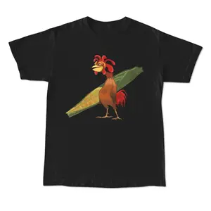 Chicken Joe Shirt, Beach Surf Unisex T-Shirt Back Printed Cotton Casual Classic--100% cotton Breathable comfortable--Give him/her a gift chicken shirt design