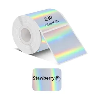 Thermal Label Paper, 1 Roll Waterproof & Oil-proof Label Sticker, Self Adhesive Label Sticker for  Label Printer, Thermal Shipping Label, Thermal Printing Labels