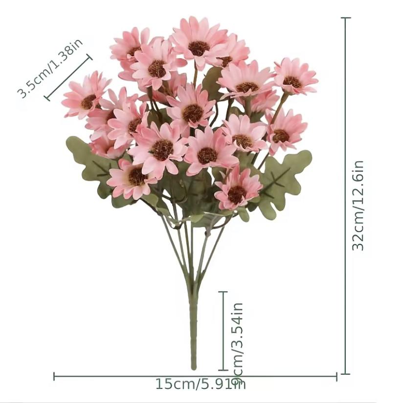 Artificial Flowers for Outdoor Decoration 5 or 10 Packs Faux Daisy Flowers for Fall Decor Realistic Eucalyptus Leaves Silk Mums Fake Plants for Garden Courtyard Patio Lawn Colorful Decorative UV-Resistant Durable Nature Ornaments Artificial Flowers for Outdoor Decoration 5 or 10 Packs Faux Daisy Flowers for Fall Decor Realistic Eucalyptus Leaves Silk Mums Fake Plants for Garden Courtyard Patio Lawn Colorful Decorative UV-Resistant Durable Nature Ornaments