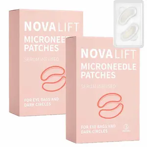 MicroGlow Eye Patches,Under Eye Patchs Hyaluronic Acid Eye Mask for Dark Circles for Women, Forehead Wrinkle & Smile Line Patches