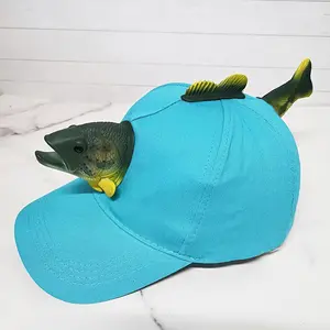 "Viral 2025 3D Trout Baseball Cap 🐟 🎣   UV-Blocking PVC Hat for Anglers & Outdoor Adventures |   Lightweight Polyester Sun Shield with Hyper-Realistic Fishing Aesthetics"