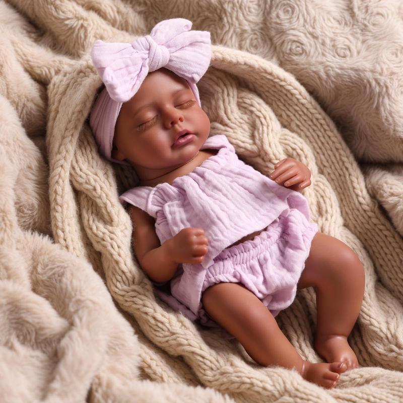 Babeside Newborn Real Life Reborn Baby Doll Dark Skin Black African American Toddler Doll Laney with Cloth Body for Kids Age 3 Rebornbabydoll Babeside Newborn Real Life Reborn Baby Doll Dark Skin Black African American Toddler Doll Laney with Cloth Body for Kids Age 3 Rebornbabydoll