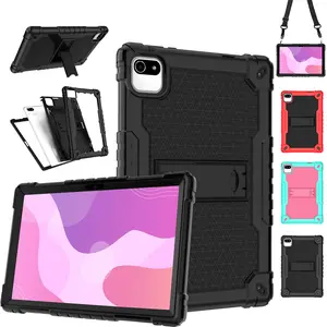 Doemoil for UGRIHACH UG-C10/Lville LVEC10/HiGrace C10/Freeski C10/FYMLCPFY C10A/AEEZO C10 10.1inch Tablet case Built in Kickstand Shoulder Strap with Screen Protector