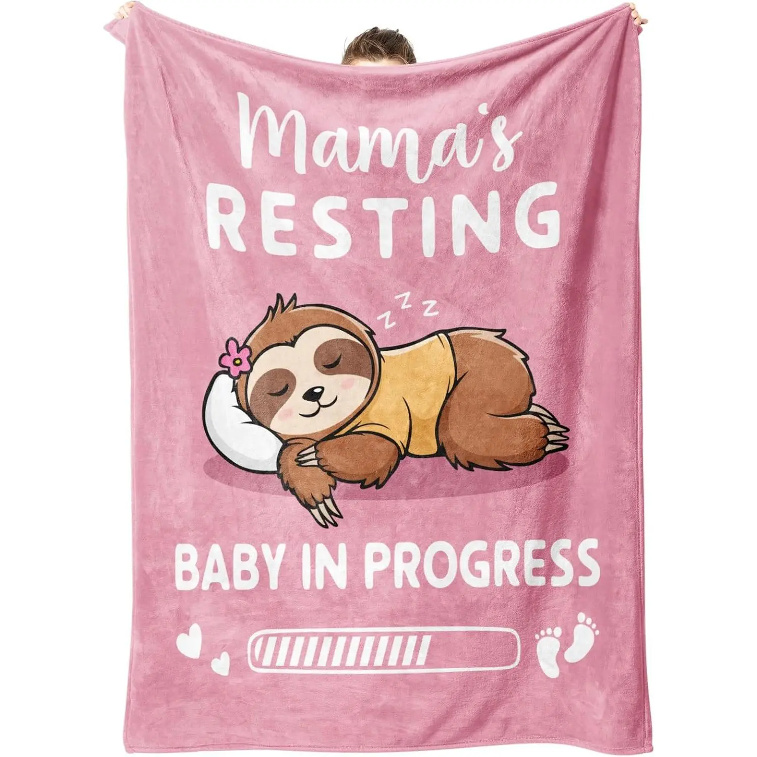 New Mom Gifts Blankets, Pregnancy Gifts for Expecting Mom, Christmas Birthday Gift for Moms, Mama to be Gift for First Time Moms, Congrats on Pregnancy Present for Wife Friend Sister, 60'' X 50''