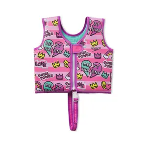 Speedo UV Swim Vest Gear Ages 2-6 Protection Safety Strap Kids BFF