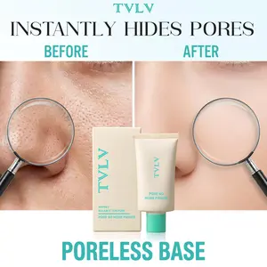 Tvlv Pore No More Primer, Pore Refinement, Blurs Pores, Oil Control, Long-Lasting Matte Makeup Base, Perfect for Flawless Finish, Daily Use Cosmetics
