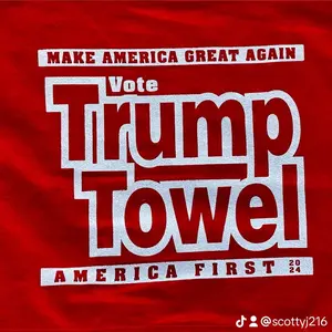 Trump rally towel for political supporters - made of high-quality materials