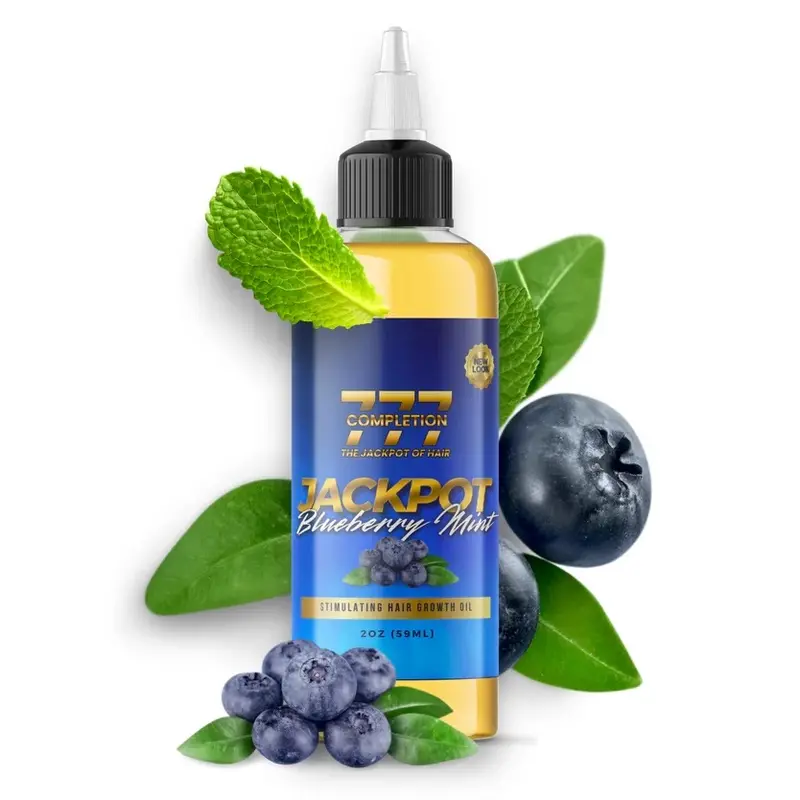 COMPLETION 777 Organic Blueberry Mint Stimulating Hair Growth Oil