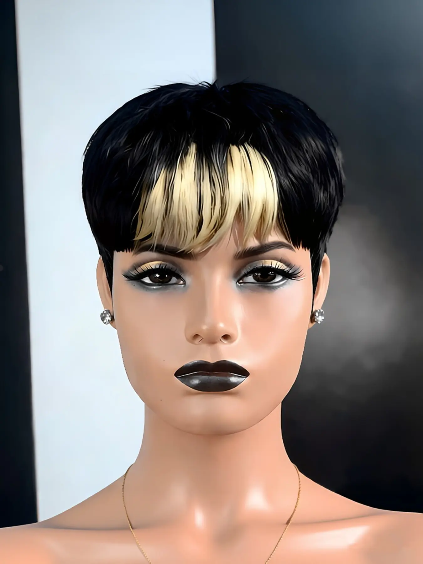 Pixie Cut Wig for Women, Short Straight Wig in Burgundy Natural, Perfect for Daily Use & Cosplay, Pixie Wigs