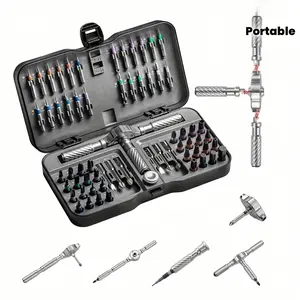 66 in 1 Magnetic Screwdriver Set with Detachable Handle, Replaceable Screwdriver Bits, Multifunctional Screwdriver, Multipurpose Screwdriver Kit, Versatile Tools for Home Furniture Assembly and Bike Repair, Industrial Hand Tools