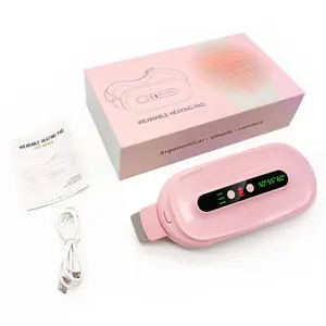 Gifts for Women,Portable Heating Pad, Cordless Heating Pad for Period Cramps with 3 Heat Levels and 3 Massage Modes, Electric Fast Heating Waist Back Belt for Women Girls and Her outdoorfun