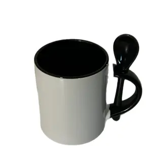 Custom Coffee Mug with Spoon - Perfect for Your Morning Drinks - Drinkware