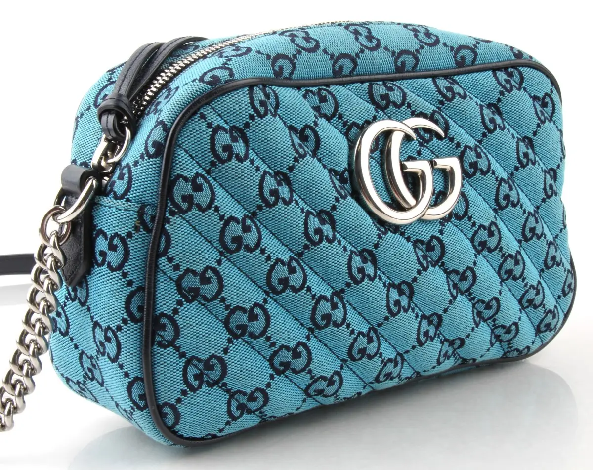 Pre-owned GUCCI Canvas Shoulder Bags Monogram Small GG Marmont Shoulder Bag