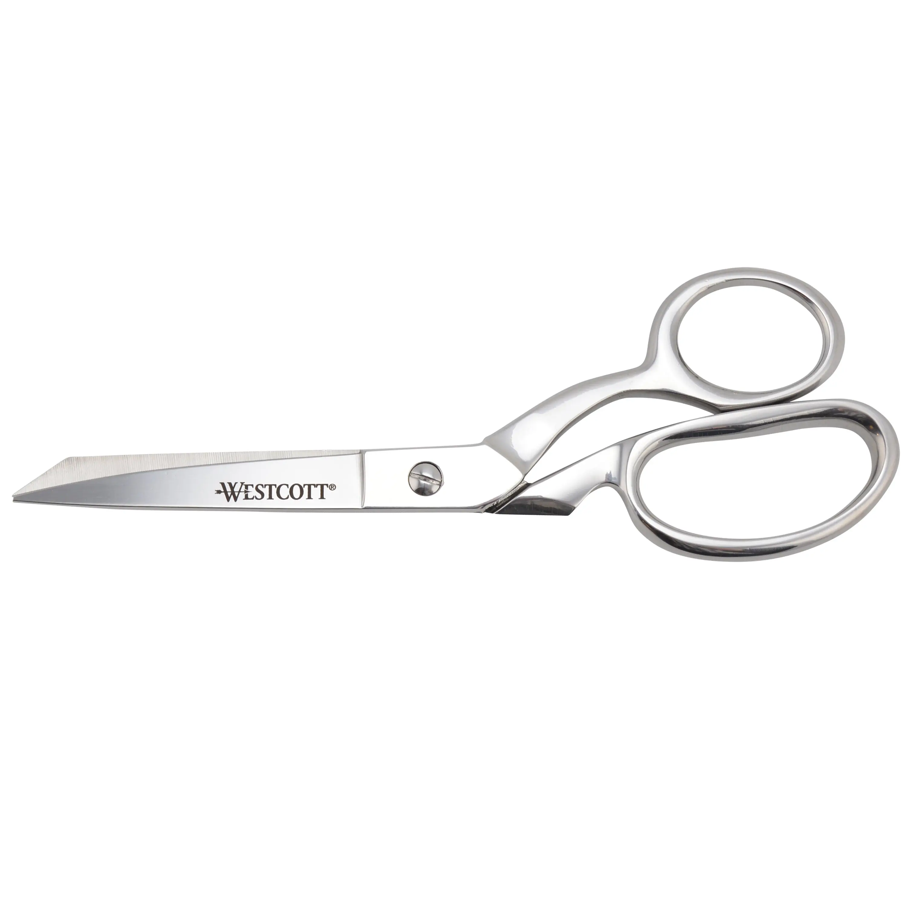Westcott 8in Bent Forged Paper and Fabric Scissors, Heavy Duty, Knife-Edge for Sewing and Crafts, Art, Office (00761-PARENT)