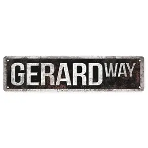 Gerard Way Metal Tin Sign Metal Tin Sign Wall Decor for Garage Man Cave Bar Kitchen Metal Tin Sign 4x16 Inch